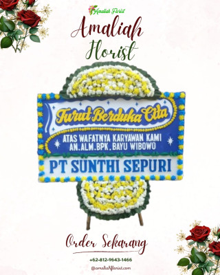 Papan Bunga Duka di Rundeng